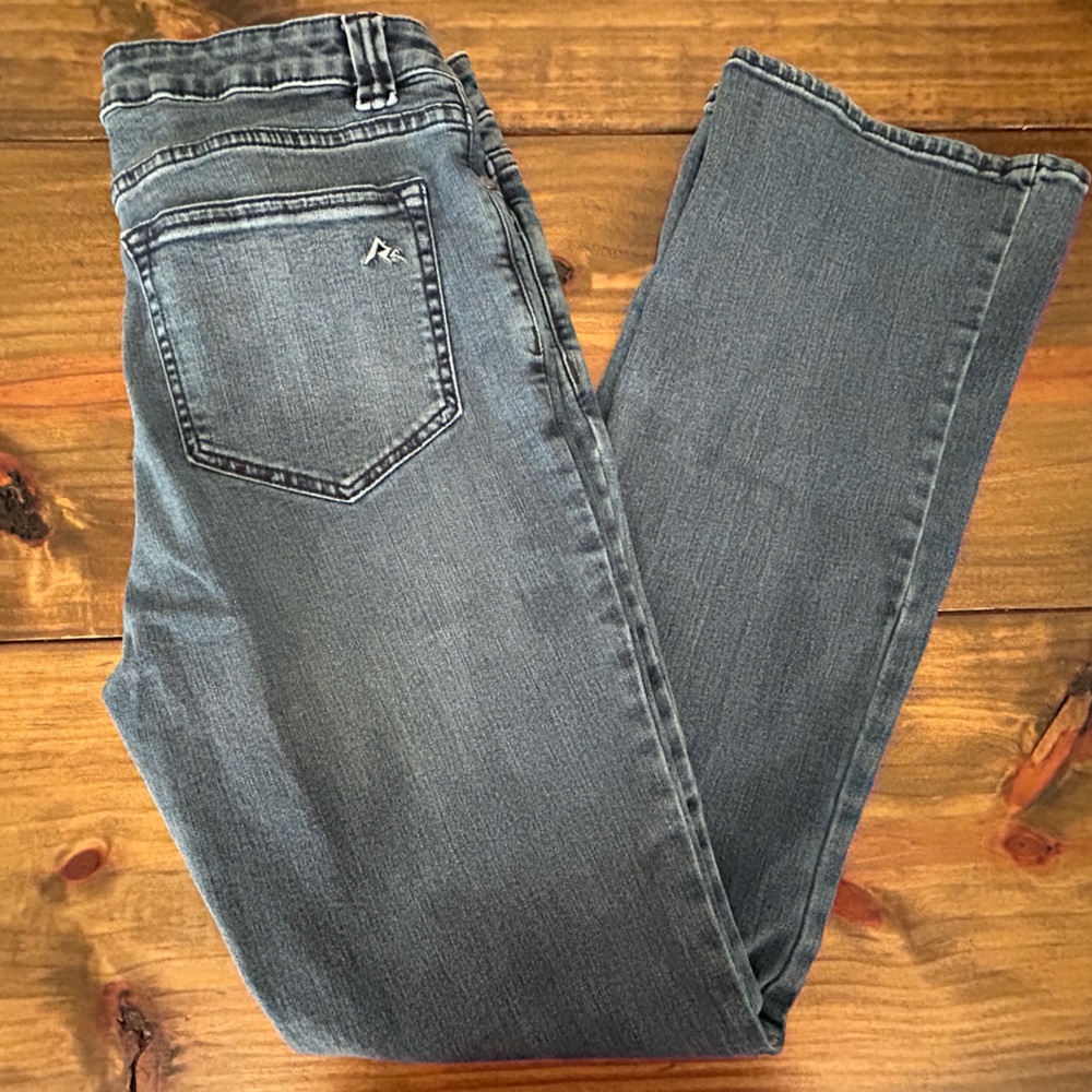 ✨Women's Boot Cut Jeans in Classic Blue - Picture 2 of 7